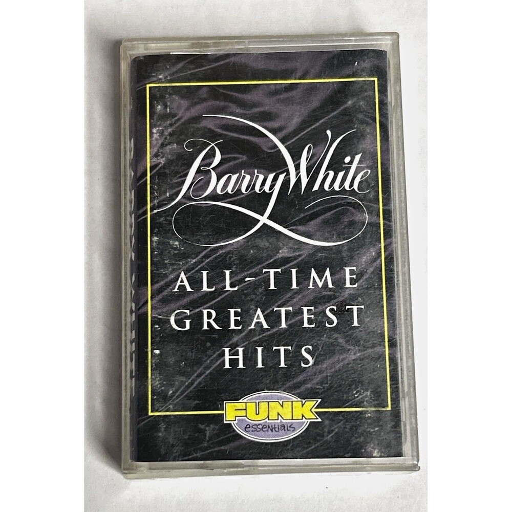 Barry White All Time Greatest Hits Cassette Tape (1994) Funk Essentials - TESTED